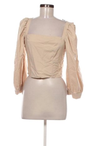 Bluză de femei Trendyol, Mărime M, Culoare Bej, Preț 36,74 Lei, #137589699