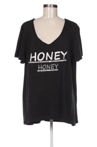 Γυναικεία μπλούζα Honey, Μέγεθος XXL, Χρώμα Μαύρο, Τιμή 15,00 €, #137595823
