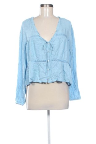 Bluzka damska Stradivarius, Rozmiar XL, Kolor Niebieski, Cena 62,99 zł, #137603447