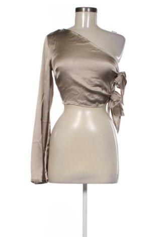 Bluză de femei NA-KD, Mărime S, Culoare Bej, Preț 37,99 Lei, #137571248