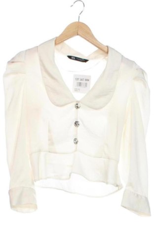 Bluză de femei Zara, Mărime XS, Culoare Ecru, Preț 57,74 Lei, #137567684