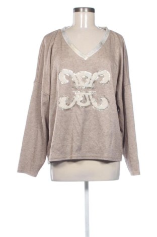 Bluză de femei Unbranded, Mărime XXL, Culoare Bej, Preț 57,74 Lei, #137569935