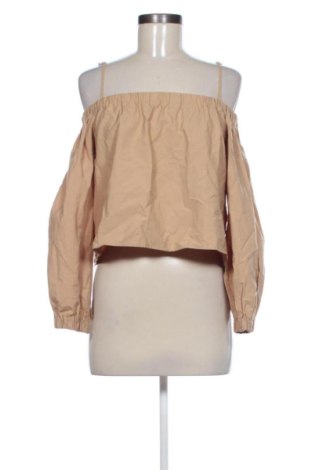 Bluză de femei Bershka, Mărime S, Culoare Bej, Preț 35,00 Lei, #137569974