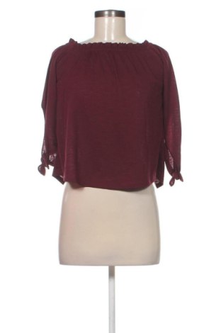 Bluzka damska Bershka, Rozmiar XS, Kolor Czerwony, Cena 25,40 zł, #137583697