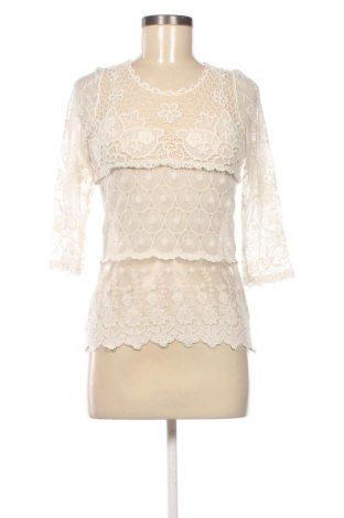 Bluză de femei Zara, Mărime M, Culoare Ecru, Preț 55,61 Lei, #137592878