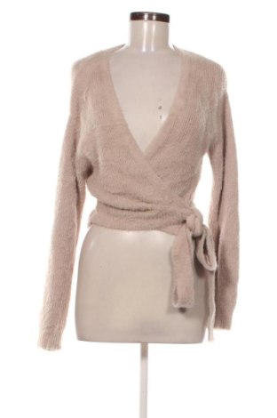 Cardigan de damă Bershka, Mărime M, Culoare Bej, Preț 31,00 Lei, #137563662