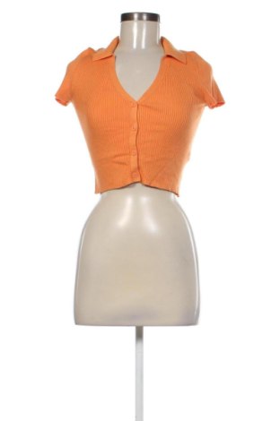 Cardigan de damă Bershka, Mărime S, Culoare Portocaliu, Preț 31,99 Lei, #137588700