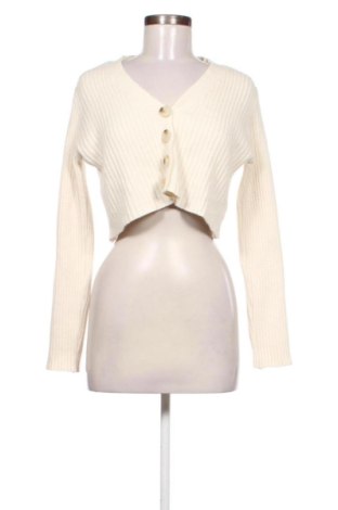 Cardigan de damă SHEIN, Mărime M, Culoare Ecru, Preț 47,24 Lei, #137486408