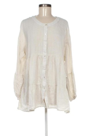 Дамска риза Pull&Bear, Размер L, Цвят Екрю, Цена 6,67 €, #137541841