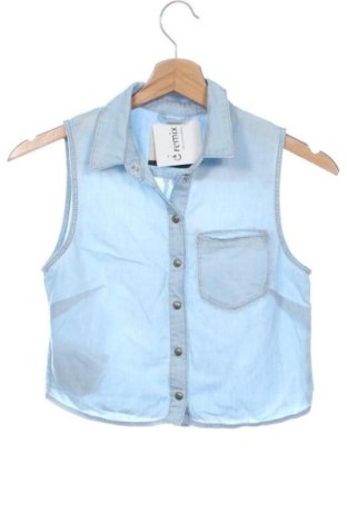 Cămașă de femei Bershka, Mărime XS, Culoare Albastru, Preț 36,00 Lei, #137563645