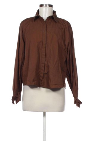 Дамска риза Zara, Размер L, Цвят Кафяв, Цена 11,43 €, #137563976