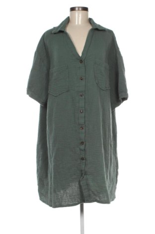 Дамска риза SHEIN, Размер 4XL, Цвят Зелен, Цена 14,00 €, #137567024