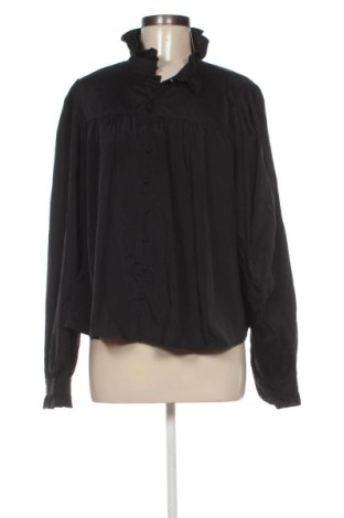 Дамска риза H&M, Размер L, Цвят Черен, Цена 9,53 €, #137567036
