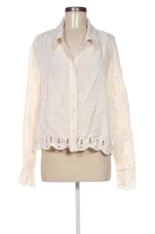 Cămașă de femei H&M, Mărime XXL, Culoare Ecru, Preț 99,73 Lei, #137576472