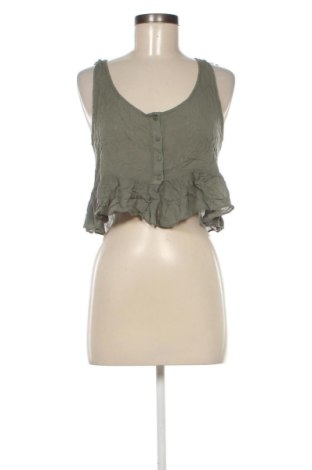 Дамска риза Pull&Bear, Размер M, Цвят Зелен, Цена 7,05 €, #137566368