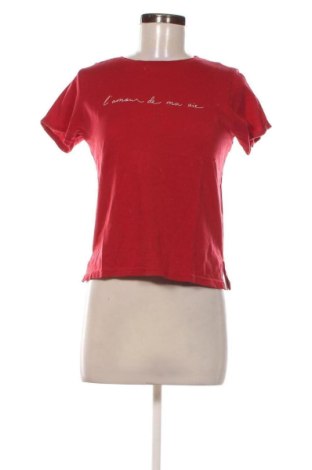 Damski T-shirt Amisu, Rozmiar S, Kolor Czerwony, Cena 32,97 zł, #137557664