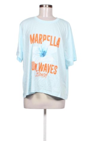 Tricou de femei LCW, Mărime 3XL, Culoare Albastru, Preț 45,00 Lei, #137557671