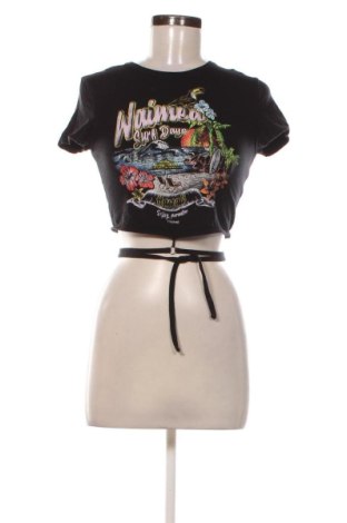 Tricou de femei Bershka, Mărime M, Culoare Negru, Preț 38,36 Lei, #137564005