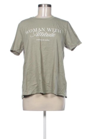 Γυναικείο t-shirt Amisu, Μέγεθος L, Χρώμα Πράσινο, Τιμή 9,00 €, #137571905