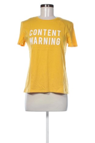 Γυναικείο t-shirt Unbranded, Μέγεθος M, Χρώμα Κίτρινο, Τιμή 9,33 €, #137572291