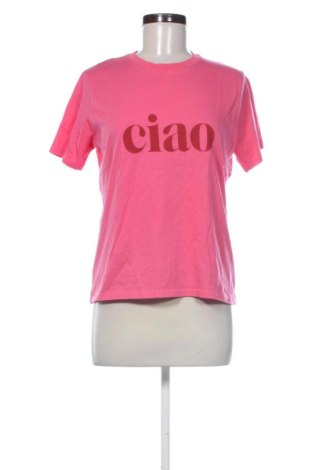 Γυναικείο t-shirt Sezane, Μέγεθος L, Χρώμα Ρόζ , Τιμή 25,56 €, #137574876