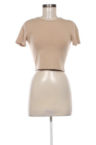 Дамска тениска Zara, Размер S, Цвят Бежов, Цена 8,00 €, #137578585