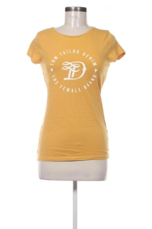 Damski T-shirt Tom Tailor, Rozmiar S, Kolor Żółty, Cena 49,99 zł, #137579300