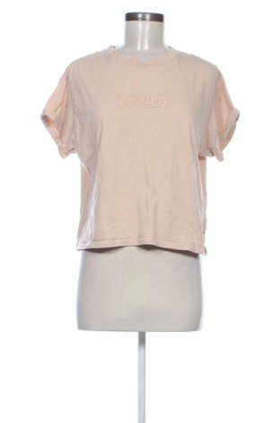 Damski T-shirt Levi's, Rozmiar M, Kolor Beżowy, Cena 87,25 zł, #137592599