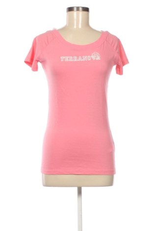 Γυναικείο t-shirt Terranova, Μέγεθος L, Χρώμα Ρόζ , Τιμή 12,00 €, #137596844