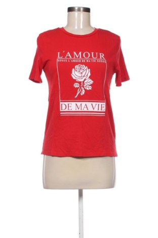 Tricou de femei H&M, Mărime S, Culoare Roșu, Preț 59,00 Lei, #137601310