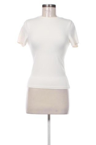 Damski T-shirt Sinsay, Rozmiar M, Kolor ecru, Cena 34,02 zł, #137607451