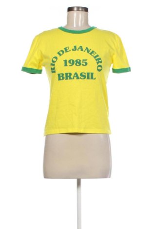 Tricou de femei Zara, Mărime S, Culoare Galben, Preț 47,00 Lei, #137562831