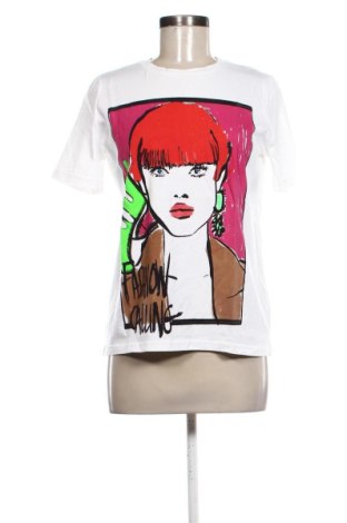 Γυναικείο t-shirt Zara, Μέγεθος S, Χρώμα Πολύχρωμο, Τιμή 9,00 €, #137578893