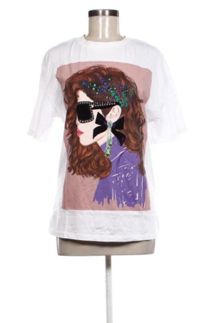 Γυναικείο t-shirt Zara, Μέγεθος S, Χρώμα Πολύχρωμο, Τιμή 9,00 €, #137578990