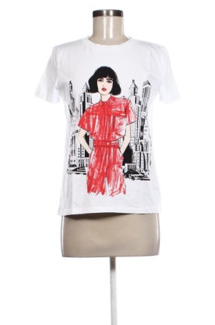 Γυναικείο t-shirt Zara, Μέγεθος S, Χρώμα Πολύχρωμο, Τιμή 14,57 €, #137579062