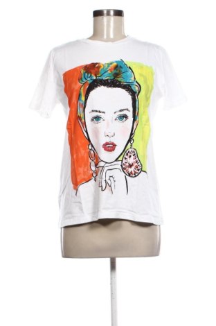 Γυναικείο t-shirt Zara, Μέγεθος S, Χρώμα Πολύχρωμο, Τιμή 9,00 €, #137579084