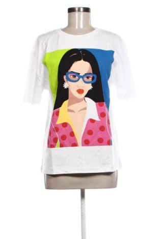 Γυναικείο t-shirt Zara, Μέγεθος M, Χρώμα Πολύχρωμο, Τιμή 14,57 €, #137579133
