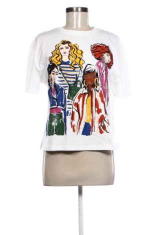 Γυναικείο t-shirt Zara, Μέγεθος S, Χρώμα Πολύχρωμο, Τιμή 14,57 €, #137579149