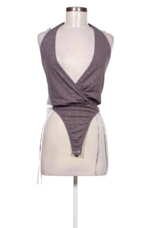 Costum de baie de damă Bershka, Mărime M, Culoare Gri, Preț 49,97 Lei, #137590519