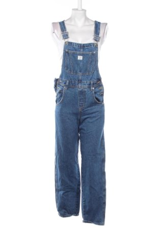 Salopetă lungă de damă Pull&Bear, Mărime M, Culoare Albastru, Preț 110,23 Lei, #137578752