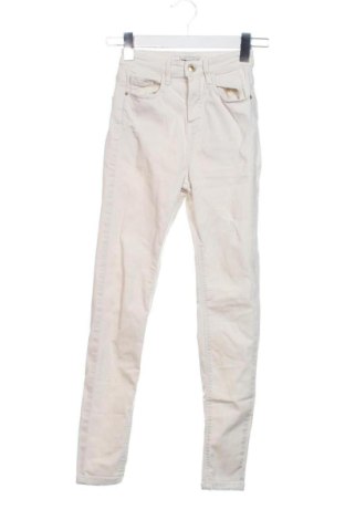 Blugi de femei Stradivarius, Mărime XXS, Culoare Ecru, Preț 93,00 Lei, #137530676