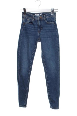 Dámske džínsy  Zara, Veľkosť XXS, Farba Modrá, Cena  13,00 €, #137535753