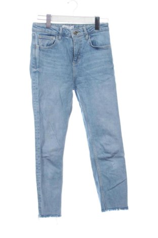 Damskie jeansy Zara, Rozmiar XS, Kolor Niebieski, Cena 59,27 zł, #137554709