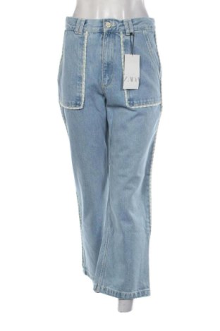 Damskie jeansy Zara, Rozmiar M, Kolor Niebieski, Cena 158,08 zł, #137557972