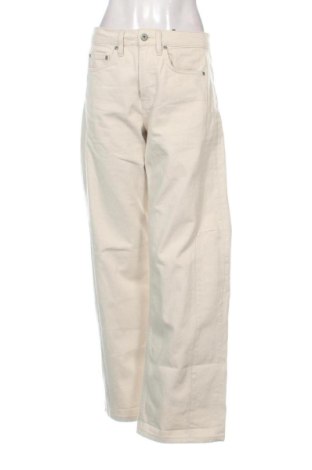 Blugi de femei Zara, Mărime M, Culoare Bej, Preț 82,00 Lei, #137562364