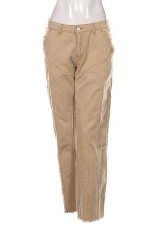 Dámske džínsy  Boohoo, Veľkosť L, Farba Béžová, Cena  16,38 €, #137567442