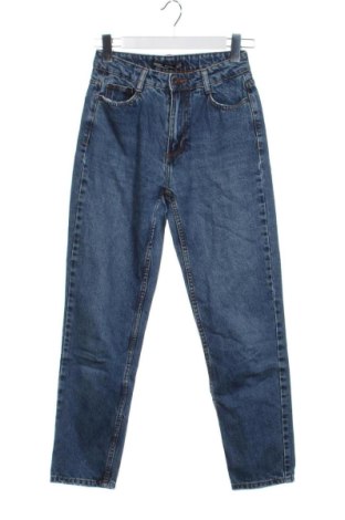 Blugi de femei Bershka, Mărime XS, Culoare Albastru, Preț 52,99 Lei, #137576001