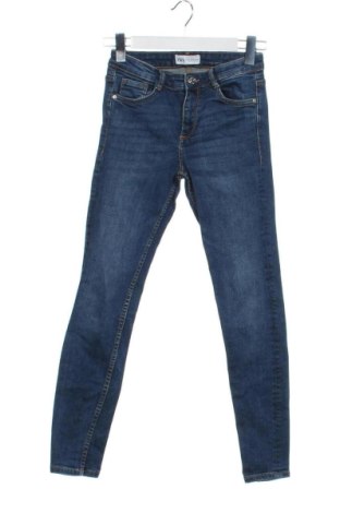 Blugi de femei Zara, Mărime XS, Culoare Albastru, Preț 75,99 Lei, #137577918