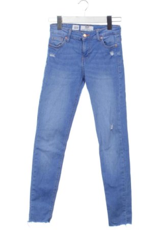 Дамски дънки Bershka, Размер XS, Цвят Син, Цена 9,53 €, #137542270
