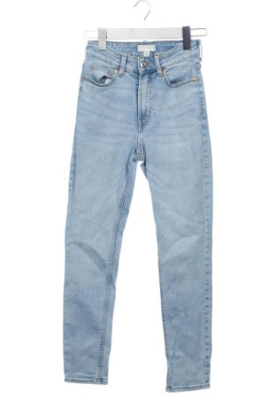 Damskie jeansy H&M, Rozmiar XS, Kolor Niebieski, Cena 72,59 zł, #137542437